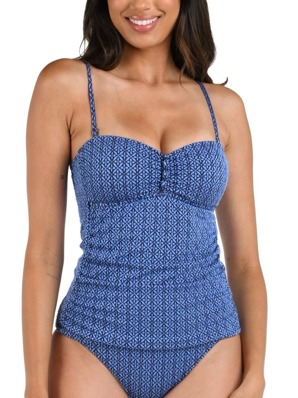 New La Blanca Charmed Coast Tankini top